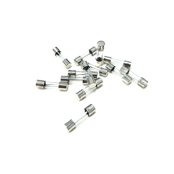 ALM ELECTRICAL SOLUTIONS LTD Automotive 20mm Glass Radio Fuses 1A-15A Ratings - 12V 24V - 5x20mm
