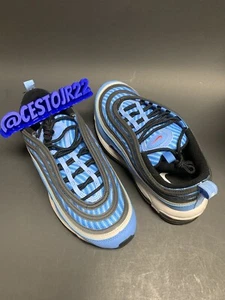 WMNS NIKE AIR MAX 97 BY YOU ID [DJ3180 991] BLUE HERO WAVE VAPOR NEON ON SZ 9.5 - Picture 1 of 7