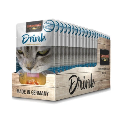 20 x 40 g Leonardo Drink Salmon Katzendrink fördert Flüssigkeitsaufnahme Lachs - Bild 1 von 2