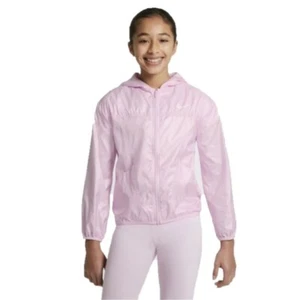 Nike Youth Girls Essentials Training Jacket in PinkFoam/White - Picture 1 of 5