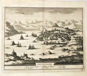 Santander Pieter Van Der Aa, Leyden, 1707-1730 - Picture 1 of 1