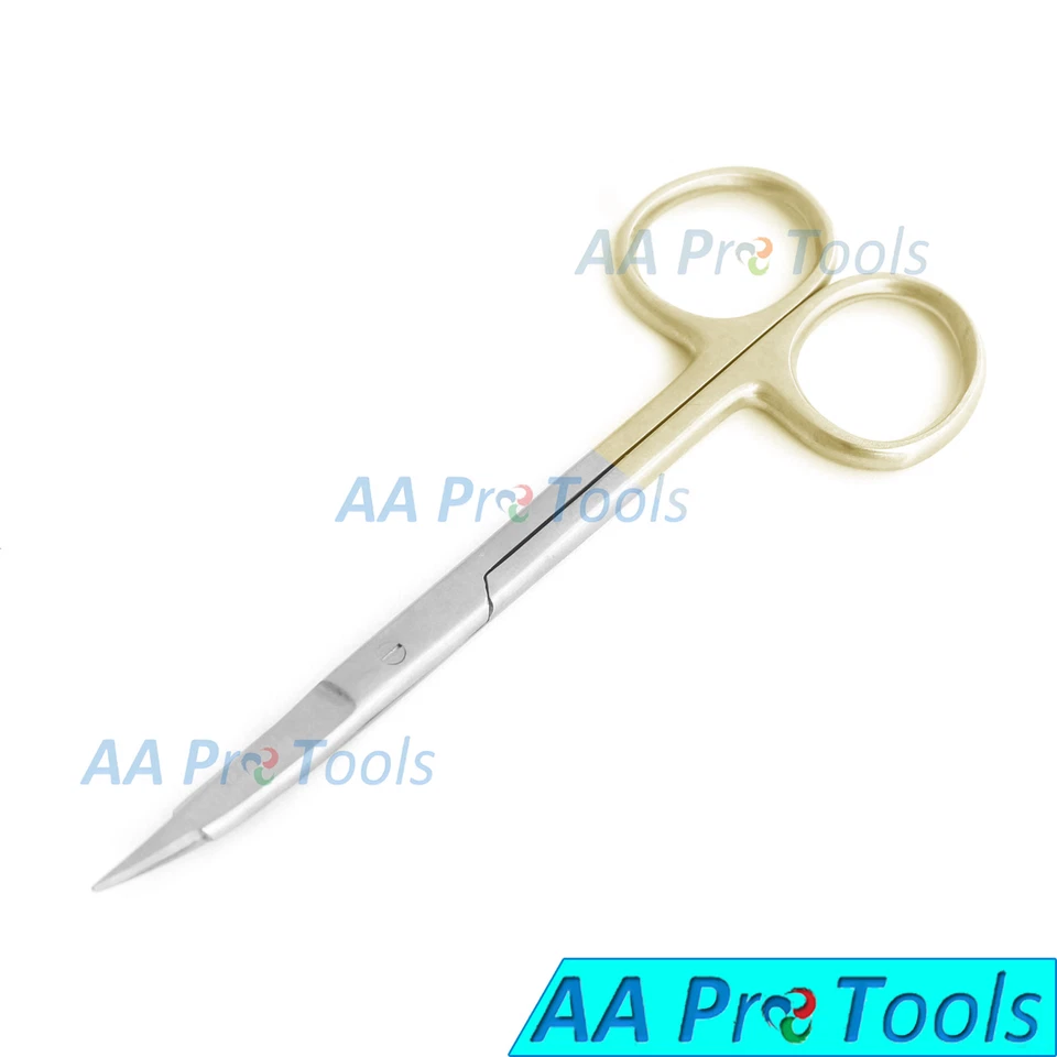 AA Pro: Stevens Tenotomy Scissors 4.5" (10.5cm) Curved Gold Handel - Image 1 of 1