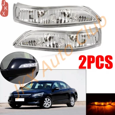 For Acura RL Honda ACCORD b 2PCS Side Rearview Mirror LED Light Turn Signal Lamp - Image 1 of 4