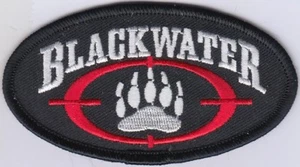 BLACK WATER Embroidered Patches 3.5"x2" iron-on - Picture 1 of 1