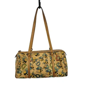 Vtg Dooney & Bourke Shoulder Bag Novelty Alphabet Spelling Bumble Bee Whimsical - Picture 1 of 12