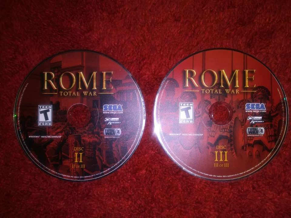Total War: Rome Total War. Discs II & III. By SEGA For PC Computer  - Image 1 of 1