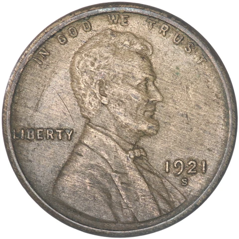 1921 S Lincoln Wheat Cent Penny Extra Fine See Pics R253 Cover