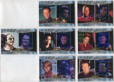 Star Trek Deep Space Nine DS9 Complete Alternate Realities Chase Card Set AR1-7