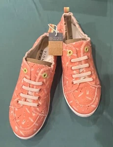 NIB VIONIC BEACH 'Pismo, PPYA, Fun Sun' Canvas Slip On, Patterned, Size 8/39 - Bild 1 von 9