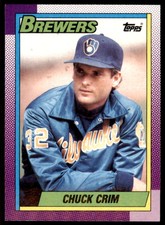 1990 Topps Chuck Crim Baseball Cards #768