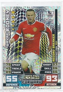 2014 / 2015 EPL Match Attax Record Breaker (446) Wayne ROONEY - Picture 1 of 1