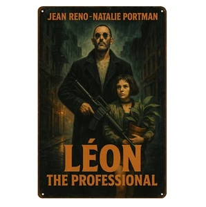 Leon The Professional Movie Metal Poster - Film Sign- Size: 20x30cm - Picture 1 of 4