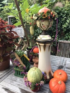 Vintage Blumen Säule Keramik - Bild 1 von 6