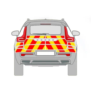 Volvo XC40 (2018+) CHEVRON KIT FULL ENGINEERING GRADE REFLECTIVE VINYL - Picture 1 of 3