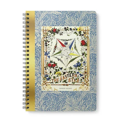 The Order of the Eastern Star Iconic Vintage Emblem OES Spiral Paper Notebook