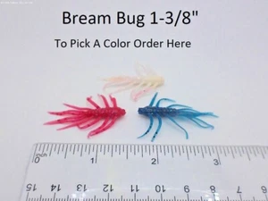 Bream Bug Eisfischen Köder Köder Tackle kleine Micro Crappie Sonnenpfanne Forelle USA - Bild 1 von 8