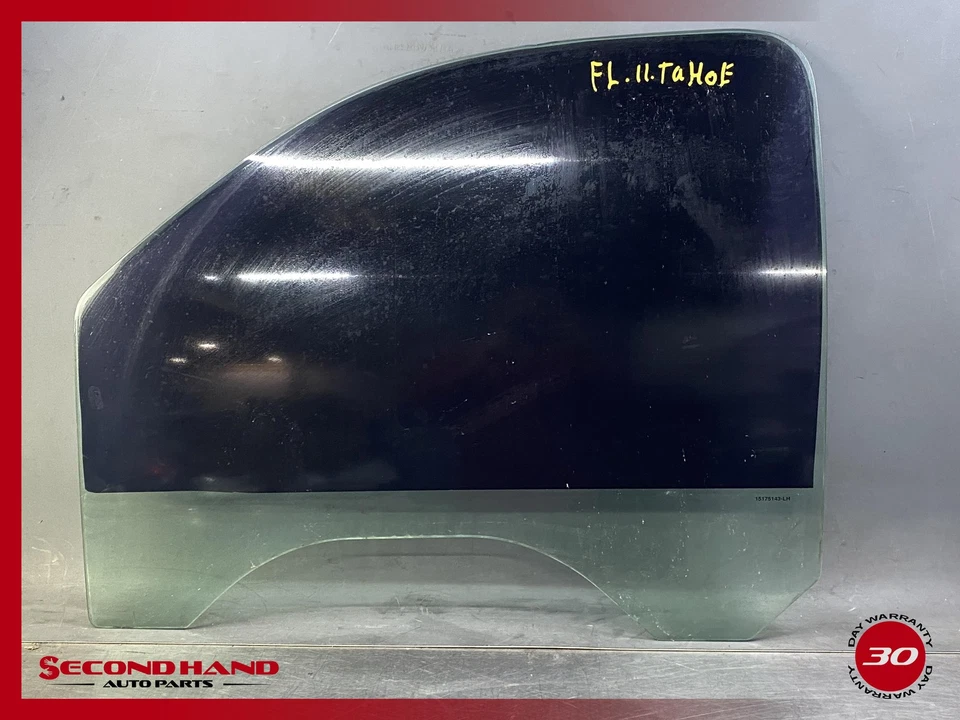 Chevrolet Tahoe 2007-2011 puerta ventana vidrio puerta delantera izquierda conductor OEM Foto 1 de 4