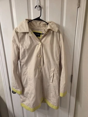 London Fog Jacket Beige Tan Windbreaker Raincoat Size Medium #S177 - Image 1 of 3