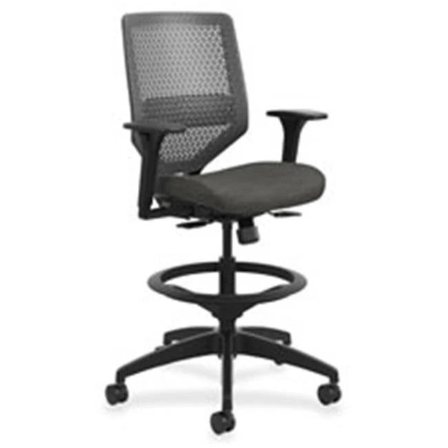 The Hon HONSVSR1ACLC10T Solve Seating Reactive Back Task Stool  Black - Image 1 of 1