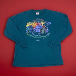 Vintage 90s Centrum Jazz Festival T Shirt Men’s Large Long Sleeve 1999 USA Rare - Picture 1 of 14