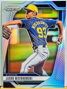 Jacob Misiorowski 2025 Prizm Silver Prizm #4 Milwaukee Brewers - Picture 1 of 2