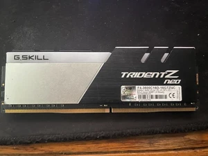G.Skill Trident Z Neo 8GB DDR4 Memory Ram Module (F4-3600C16D-16GTZNC) - Picture 1 of 1