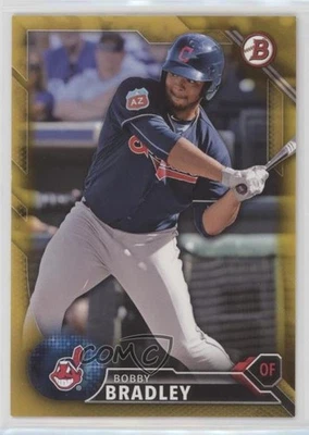 2016 Bowman Draft Top Prospects Gold /50 Bobby Bradley #BD-172 - Image 1 of 2