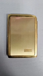 Portasigarette Lucienne vintage tono oro una clip a molla - Foto 1 di 7