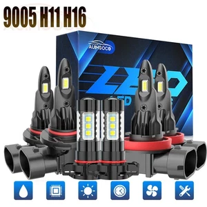 For Chevy Sonic 2017-2020 12000K LED Headlight+Fog Light Bulbs Kit Cold White 6x - Picture 1 of 16