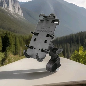 RAM® Quick-Grip™ XL Phone Mount with Tough-Strap Handlebar Base RAP-B-460-A-PD4U - Picture 1 of 4