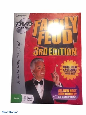 Family Feud DVD Game 3rd Edition Family New Sealed Ages 8+ Imagination Show - Image 1 of 2