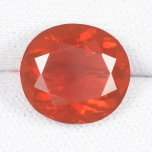 3.50 ct SIZZLING LUSTROUS GLOW RED NATURAL MEXICAN FIRE OPAL - See Vdo DL - Picture 1 of 2