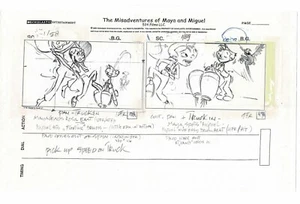 Maya und Miguel Eröffnung Produktion Animation Storyboard PBS 589 - Bild 1 von 1