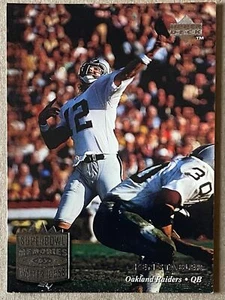 KEN STABLER, 1997 UPPER DECK "SUPERBOWL MEMORIES" CARD, NFL LEGEND ! - Picture 1 of 1