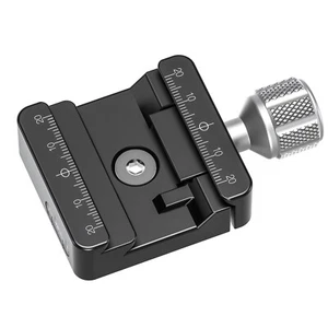 [Leofoto USA] Leofoto LSK-50 50mm Tornillo-Perilla Doble Abrazadera | Arca + Picatinny - Imagen 1 de 3