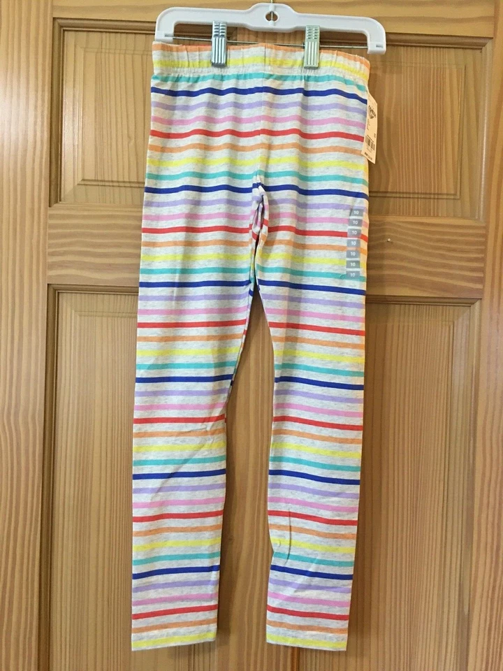 NWT Oshkosh Stripe Leggings Girls 5,6/6x,10,12,14 - Image 1 of 1