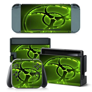 Nintendo Switch Skin Design Foils Aufkleber Schutzfolie Set - Biohazard 2 Motiv - Picture 1 of 1