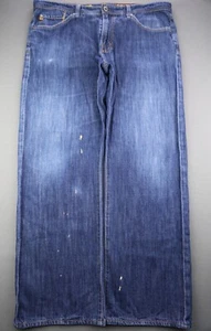 Vintage Mens AG Adriano Goldschmied Jeans Hero Straight USA Sz 38x32 (Msr 39x30) - Imagen 1 de 12