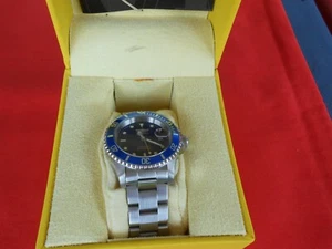 INVICTA PRO DIVER MODEL 26971 SILVER BAND WATCH - Picture 1 of 9