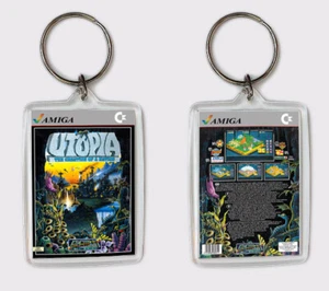 UTOPIA THE CREATION OF A NATION COMMODORE AMIGA LLAVERO KEYRING - Imagen 1 de 1