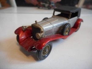 Matchbox Models of Yesteryear 1928 Mercedes SS in grau/rot - Bild 1 von 2
