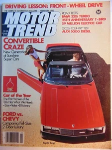 Motor Trend Magazine February 1980 Convertible Craze - Picture 1 of 1