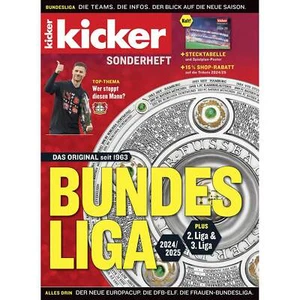 Kicker Sonderheft Bundesliga 2024/2025 Germany Football Season Preview magazine - Picture 1 of 1
