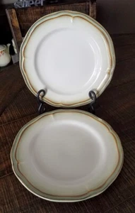 Better Homes and Gardens Simply Fluted Dillweed Salad Plates x 2 - Picture 1 of 4