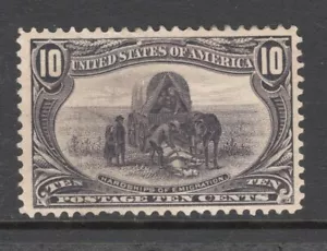 1898 US SC 290 10c Gray Violet - Trans-Mississippi Expo, MLH OG VF/XF - Picture 1 of 3
