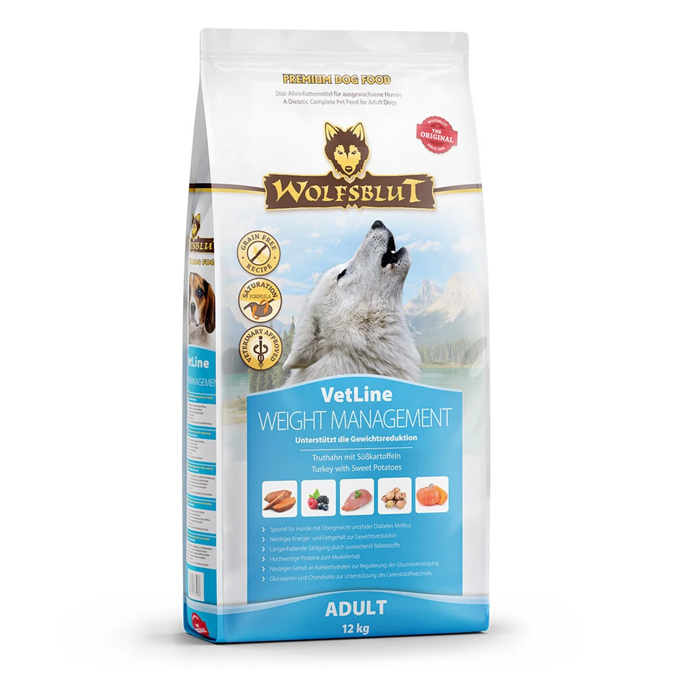 Wolfsblut VetLine Weight Management  Trockenfutter für Hunde 12 Kg - Bild 1 von 1