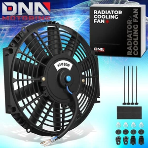 12" 12V VOLT ELECTRIC SLIM PUSH/PULL ENGINE COOLING/RADIATOR FAN+MOUNTING KIT - Picture 1 of 5