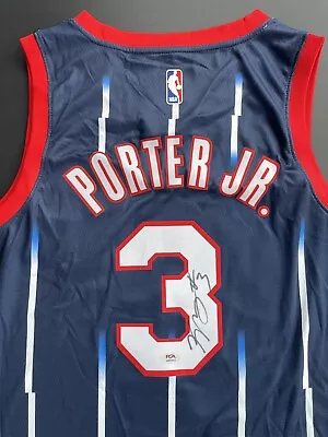 Kevin Porter Jr Signed Autographed Houston Rockets Jersey Psa Dna Coa KPJ - Image 1 of 4
