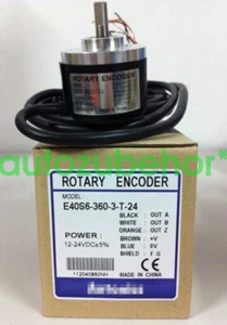 Photoelectric rotary encoder E40S6-360-3-T-24 outer diameter 40MM shaft 6MM - Picture 1 of 3