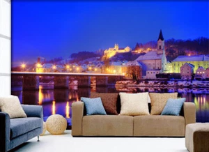 3D Night Lighting 18654NA Wallpaper Wall Murals Removable Wallpaper Fay - Picture 1 of 11